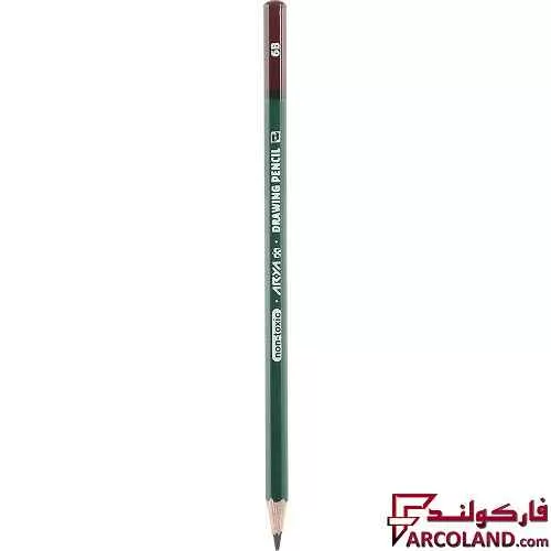 مداد طراحی 6B آریا طرح آرتیست Artist 3505 مدل Non-toxic