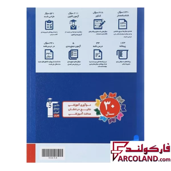 کتاب حسابان دوازدهم تست آبی قلم چی
