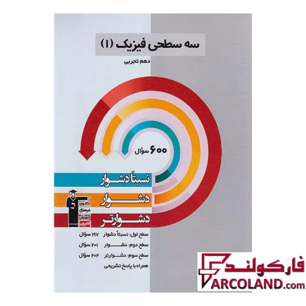 کتاب سه سطحی فیزیک دهم رشته تجربی قلم چی