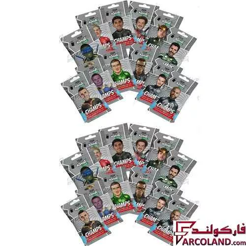 کیمدی کارت فوتبال چمپس مدل Champs 2026 بسته 24 عددی