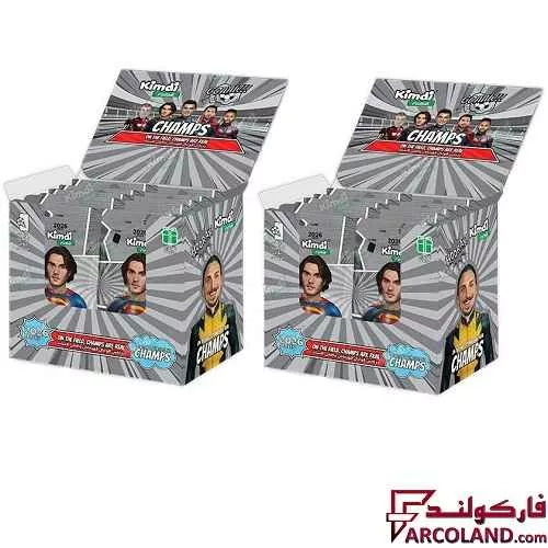 کیمدی کارت فوتبال چمپس مدل Champs 2026 بسته 60 عددی