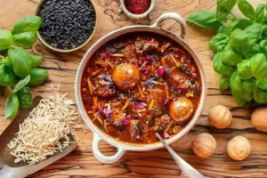 طرز تهیه خورشت خلال کرمانشاهی مجلسی: افسانه‌ای از طعم در قلب زاگرس