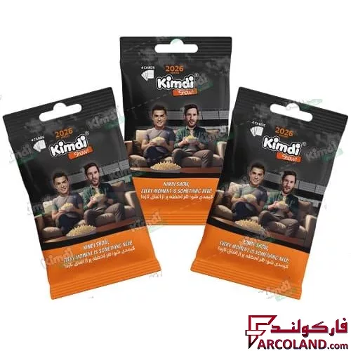 کیمدی شو کارت فوتبال مدل Kimdi Show 2026 بسته 3 عددی