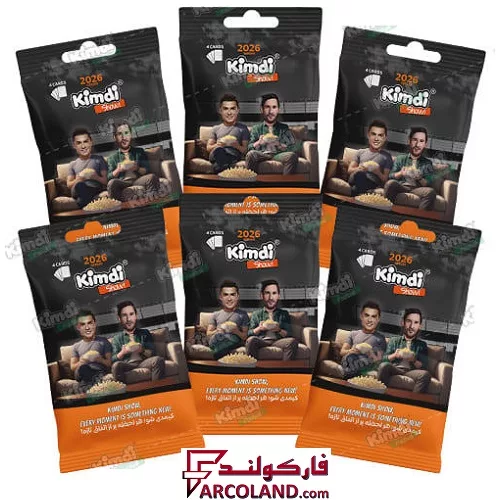 کیمدی شو کارت فوتبال مدل Kimdi Show 2026 بسته 6 عددی