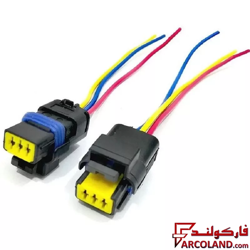 سوکت دو فیش سوزنی چراغ جلو رالیا Ralia مناسب پژو 206