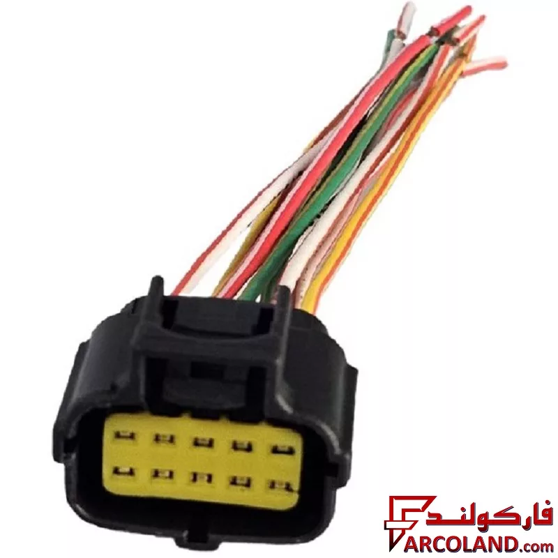 سوکت ۱۰ فیش مادگی انژکتور رالیا Ralia مناسب پراید