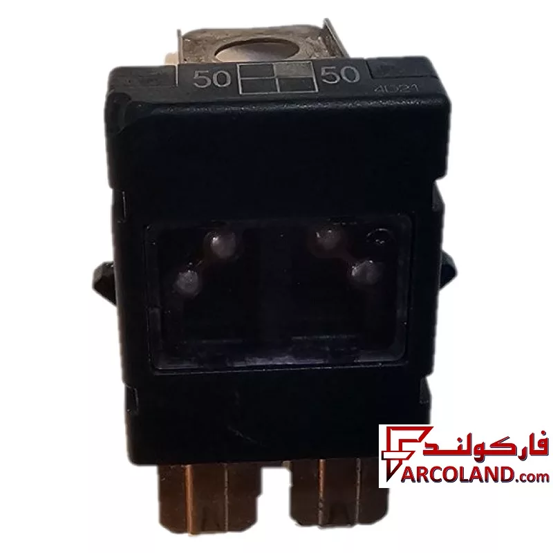فیوز خودرو سه شاخ 50-50 آمپر مناسب خودرو بنز (استوک)-1