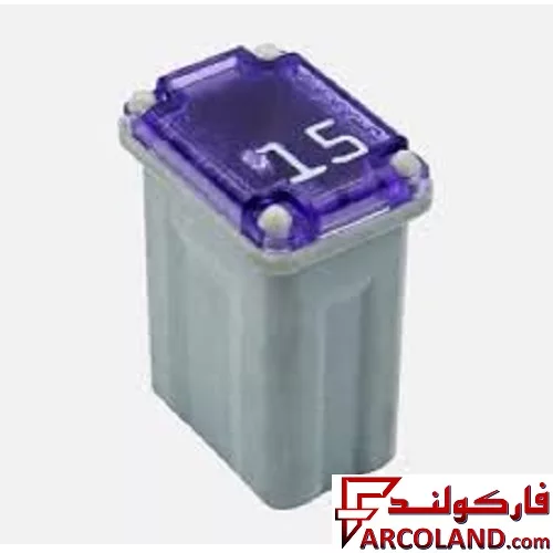 فیوز دوشاخ مادگی پایه بلند پک PEC اصل 15 آمپر
