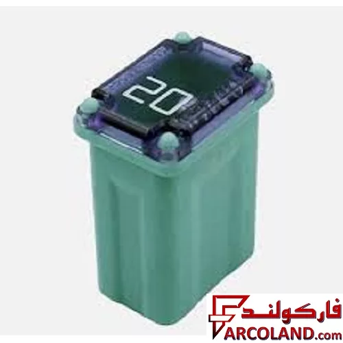 فیوز دوشاخ مادگی پایه بلند پک PEC اصل 20 آمپر