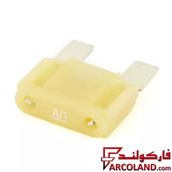 فیوز مرکزی بزرگ (گاوی) دوشاخ لیتل اصلی 80 آمپر