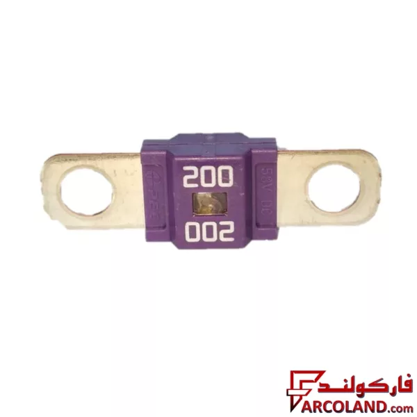 فیوز کوچک سرباطری شاخک دار پک PEC اصلی 200 آمپر