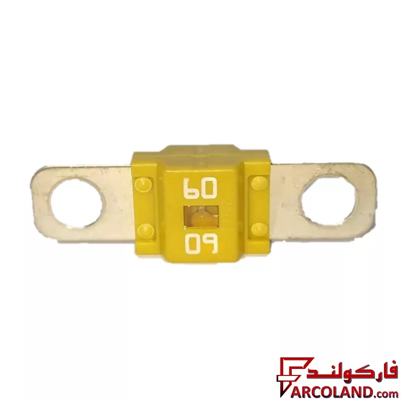 فیوز کوچک سرباطری شاخک دار پک PEC اصلی 60 آمپر