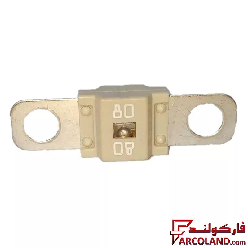 فیوز کوچک سرباطری شاخک دار پک PEC اصلی 80 آمپر