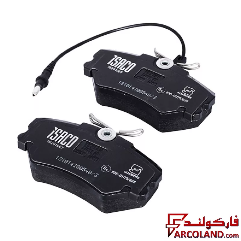 لنت ترمز جلو تکستار ایساکو مدل 1620100754 مناسب پژو 405