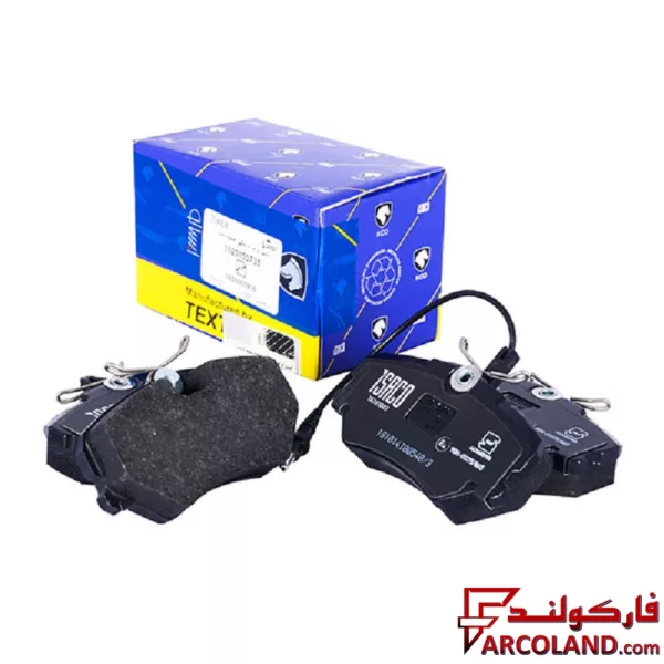 لنت ترمز جلو تکستار ایساکو مدل 1620100754 مناسب پژو 405
