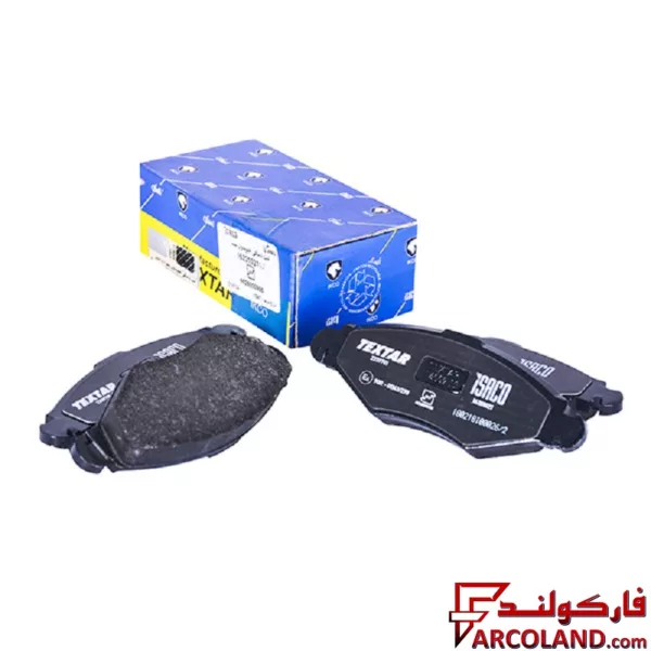 لنت ترمز جلو تکستار ایساکو مدل 1620102115 مناسب پژو 206 تیپ 2