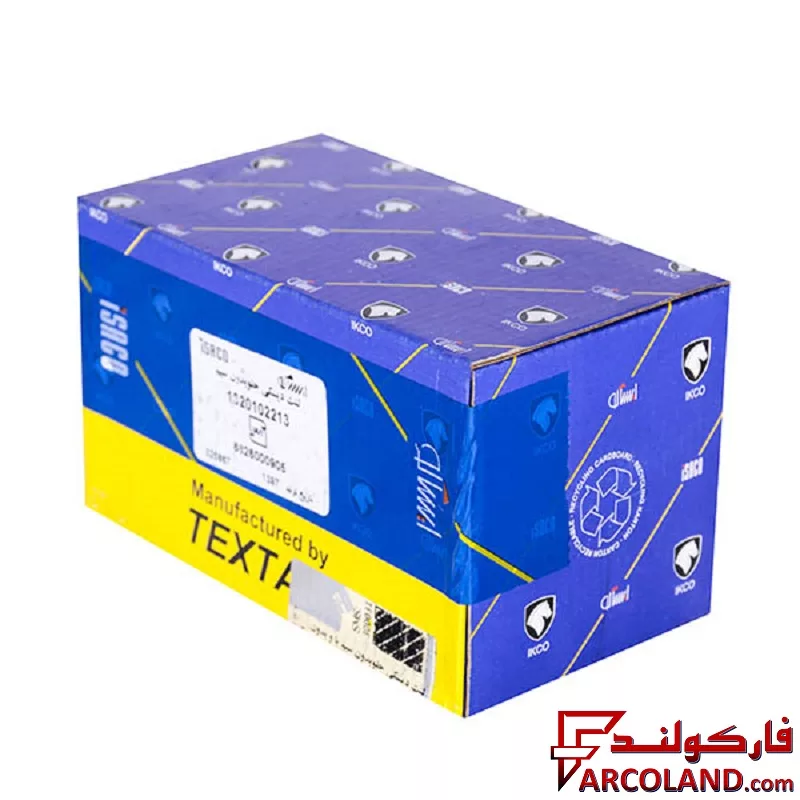 لنت ترمز جلو تکستار ایساکو مدل 1620102213 مناسب پژو 206 تیپ 5