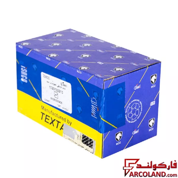 لنت ترمز جلو تکستار ایساکو مدل 1620102213 مناسب پژو 207