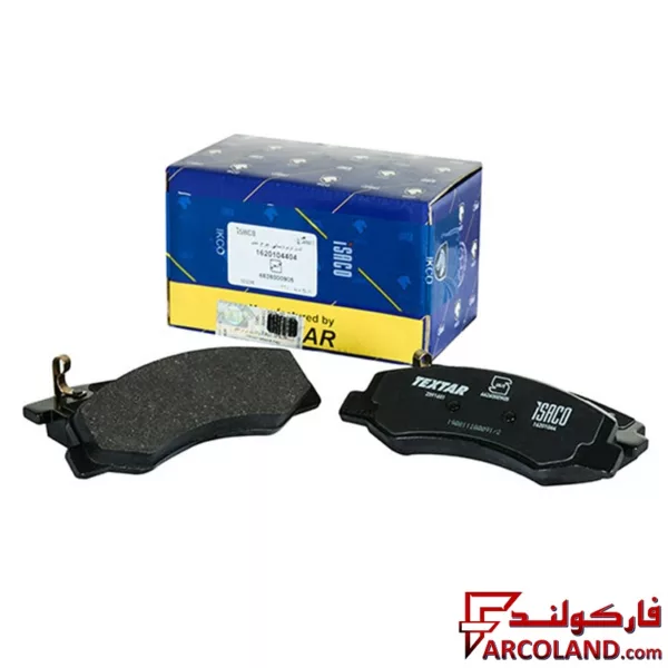 لنت ترمز جلو تکستار ایساکو مدل 1620104404 مناسب پژو 207 (مدل رانایی)