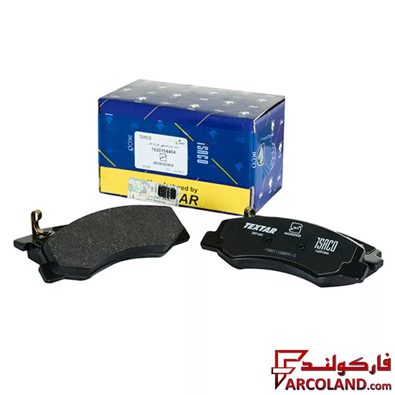 لنت ترمز جلو تکستار ایساکو مدل 1620104404 مناسب پژو 207 (مدل رانایی)