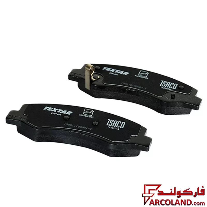 لنت ترمز جلو تکستار ایساکو مدل 1620104404 مناسب پژو 207 (مدل رانایی)