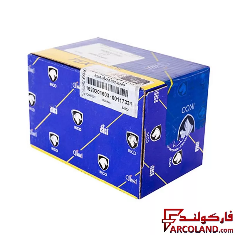 لنت ترمز عقب تکستار ایساکو مدل 1620201603 مناسب رانا