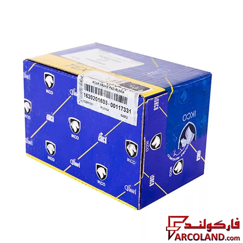 لنت ترمز عقب تکستار ایساکو مدل 1620201603 مناسب پژو 207 (مدل رانایی)