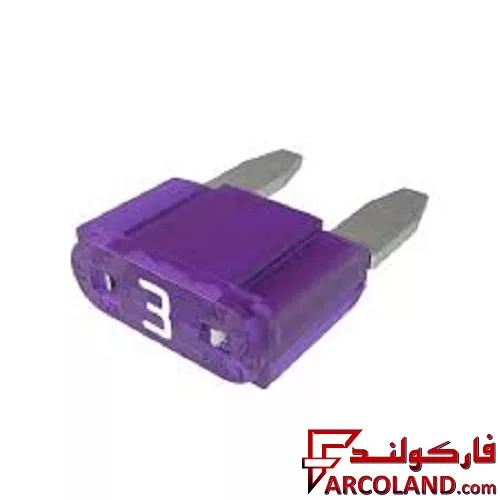 مینی فیوز خودرو دوشاخ ژاپنی لیتل اصلی 3 آمپر