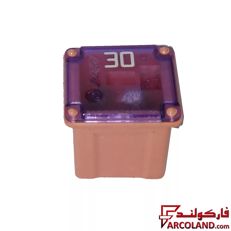 مینی فیوز دوشاخ مادگی پایه کوتاه پک PEC اصل 30 آمپر