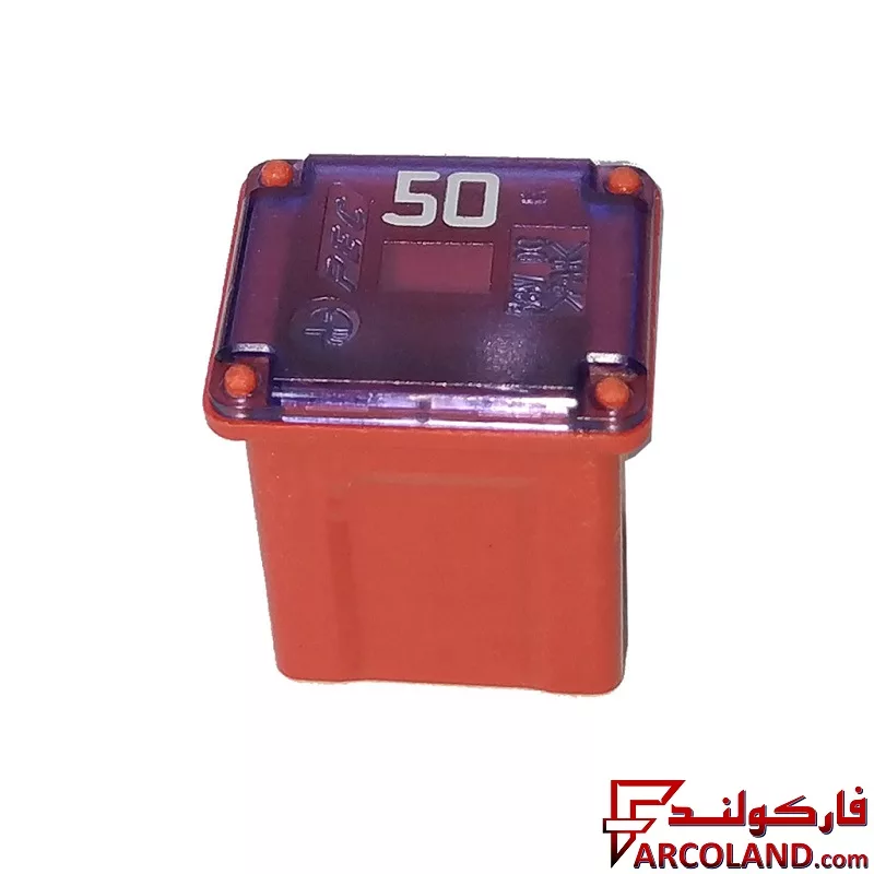 مینی فیوز دوشاخ مادگی پایه کوتاه پک PEC اصل 50 آمپر