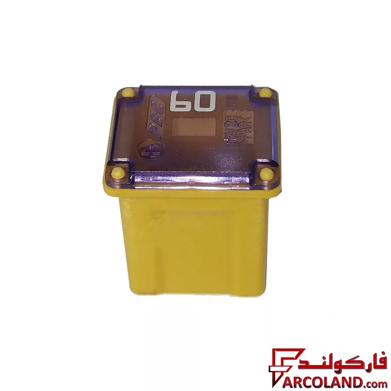 مینی فیوز دوشاخ مادگی پایه کوتاه پک PEC اصل 60 آمپر