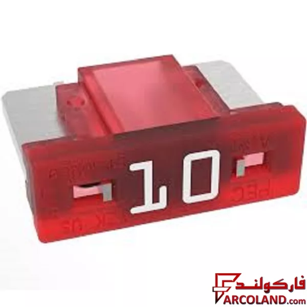 مینی فیوز پایه کوتاه (تویوتایی) خودرو دوشاخ ژاپنی پک (PEC) 10 آمپر