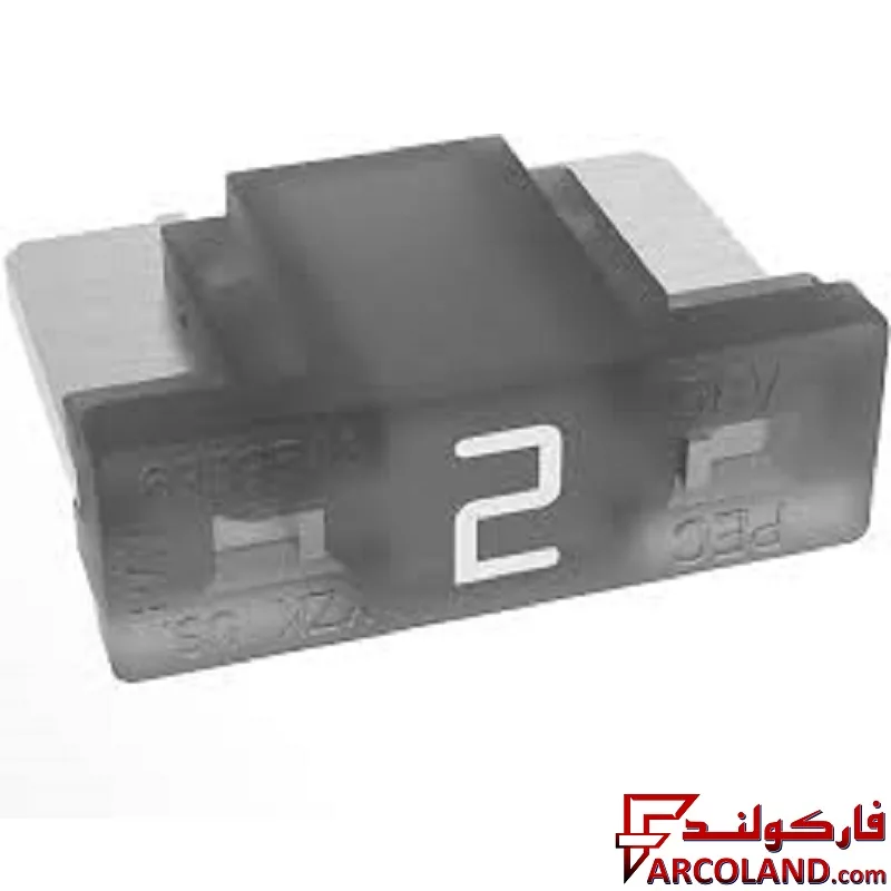 مینی فیوز پایه کوتاه (تویوتایی) خودرو دوشاخ پک (PEC) 2 آمپر