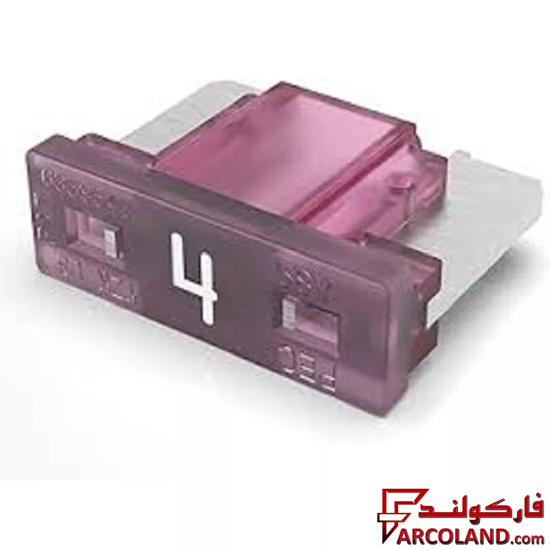 مینی فیوز پایه کوتاه (تویوتایی) خودرو دوشاخ پک (PEC) 4 آمپر