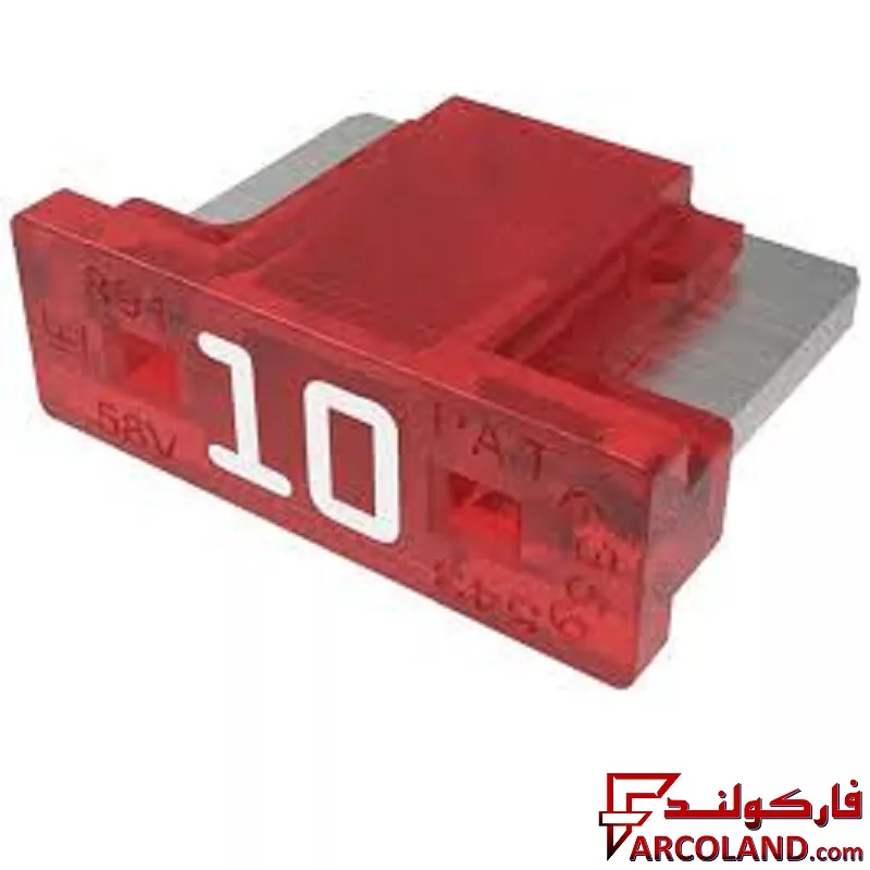 مینی فیوز پایه کوتاه (تویوتایی) خودرو دوشاخ ژاپنی لیتل اصلی 10 آمپر