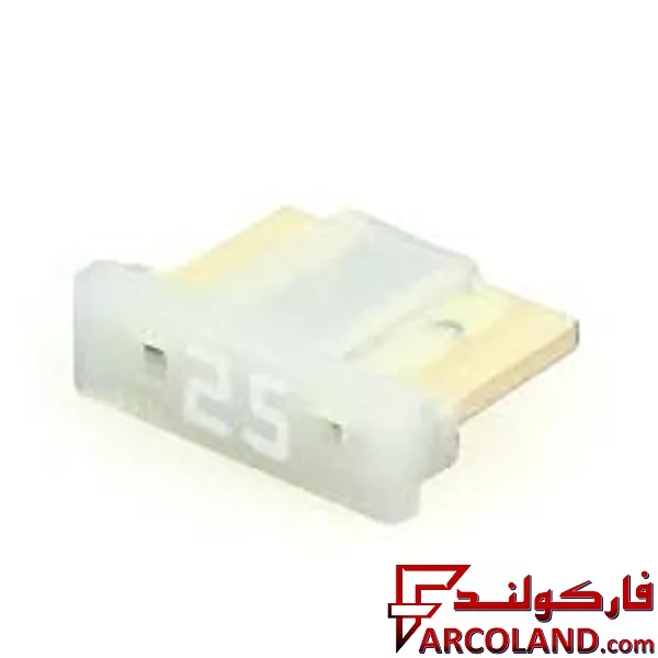 مینی فیوز پایه کوتاه (تویوتایی) خودرو دوشاخ ژاپنی لیتل اصلی 25 آمپر