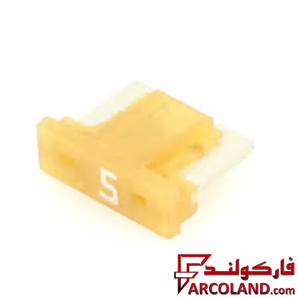 مینی فیوز پایه کوتاه (تویوتایی) خودرو دوشاخ ژاپنی لیتل اصلی 5 آمپر