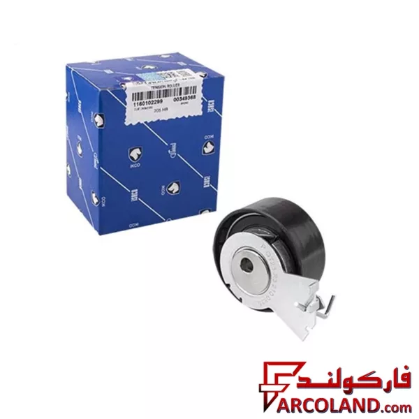 بلبرینگ سفت کن متحرک تسمه تایم ایساکو مدل 11601022 مناسب پژو 207