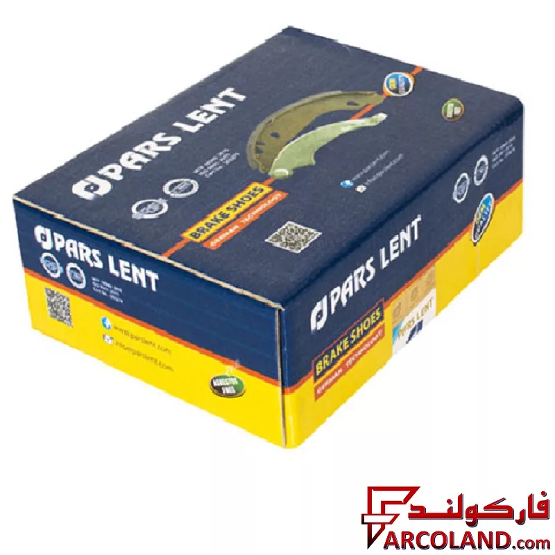 تصویر محصول لنت ترمز عقب پارس مدل PL10480BS صادراتی مناسب پژو 206 تیپ 2-1