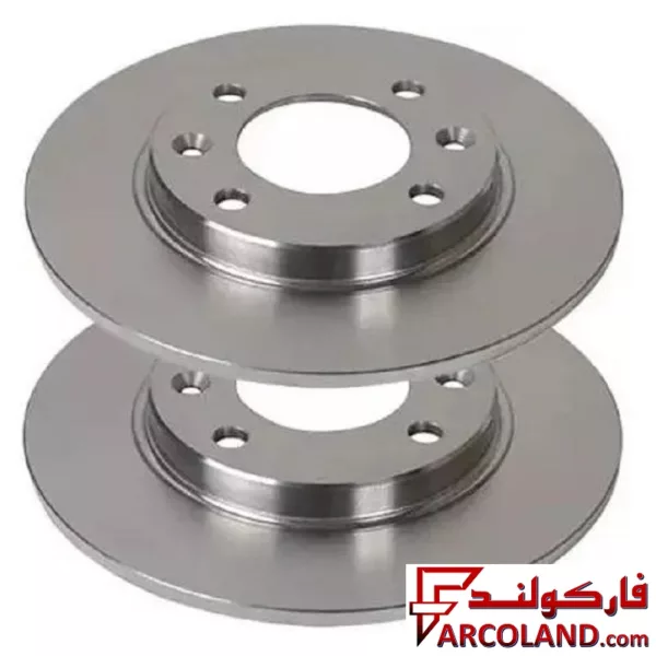 دیسک ترمز جلو امیرنیا مناسب پژو 206 تیپ 5 بسته 2 عددی