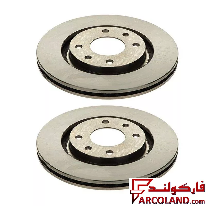 دیسک ترمز جلو امیرنیا مناسب پژو 405 بسته 2 عددی