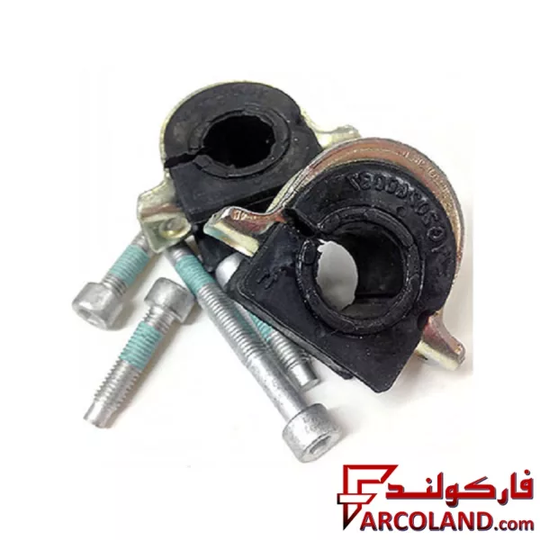 لاستیک چاکدار موجگیر با پیچ و مهره امیرنیا مناسب پژو 405  2 عددی