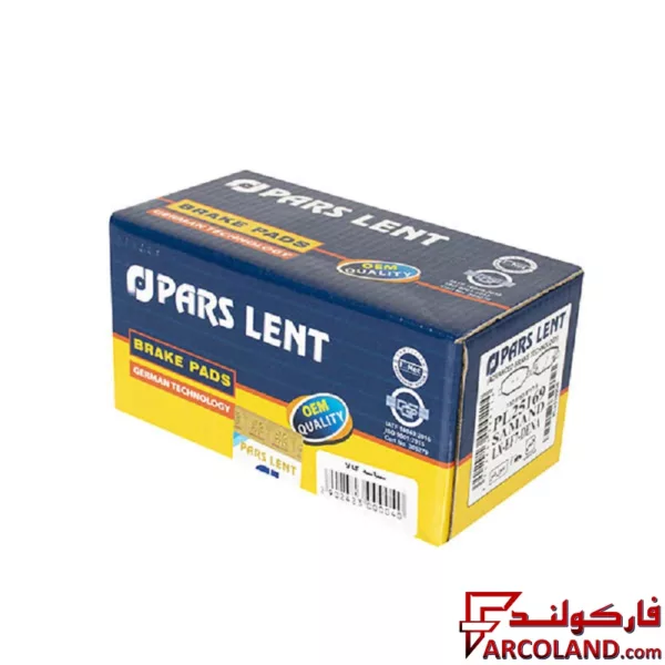 لنت ترمز جلو پارس مدل PL25169 صادراتی مناسب دنا