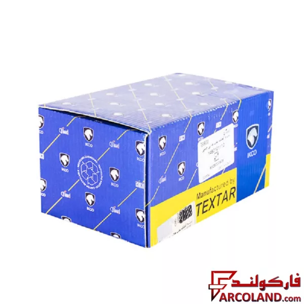 لنت ترمز عقب تکستار ایساکو مدل 1460101112 مناسب پژو 206 تیپ 2