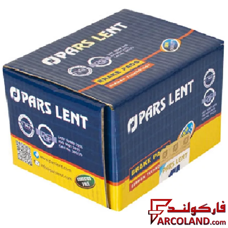 لنت ترمز عقب پارس مدل PL20973 صادراتی مناسب پژو 206 تیپ 5 , تیپ 6 و صندوقدار V2,V8,V9