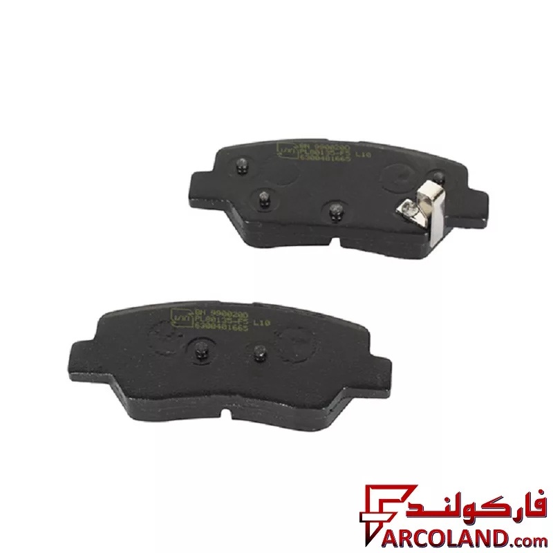 لنت ترمز عقب پارس مدل PL80135 صادراتی مناسب پژو 206 تیپ 5 و صندوقدار v8,v2,v9 (مدل رانایی)