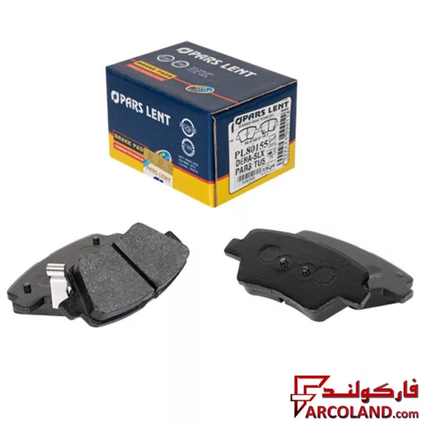 لنت ترمز عقب پارس مدل PL80155 صادراتی مناسب سمند LX (EF7)