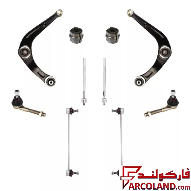 مجموعه جلوبندی کامل امیرنیا مناسب پژو 206