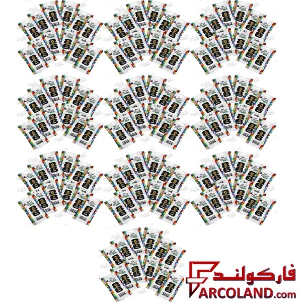 کیمدی کارت فوتبال جام جهانی مدل World Cup 2026 بسته 120 عددی