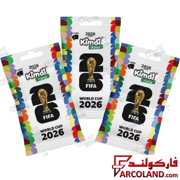 کیمدی کارت فوتبال جام جهانی مدل World Cup 2026 بسته 3 عددی